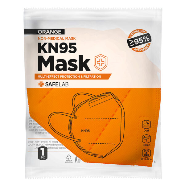 5906360 002 - KN95, maska, narandžasta