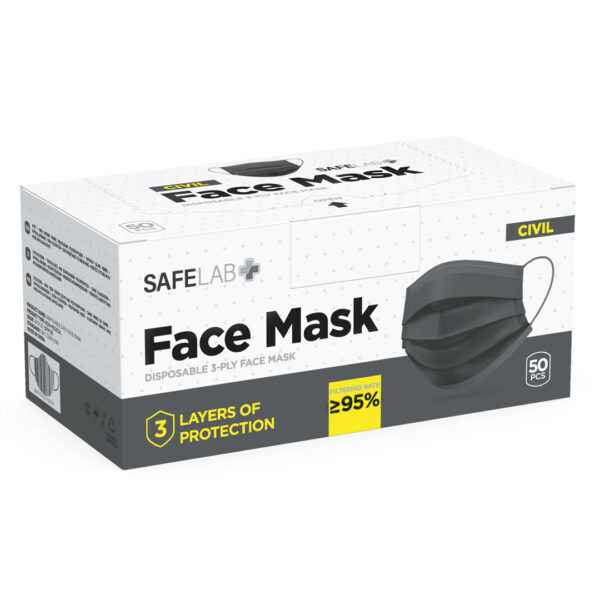 5907011 003 - DFM 50, maska za jednokratnu upotrebu, tamno siva