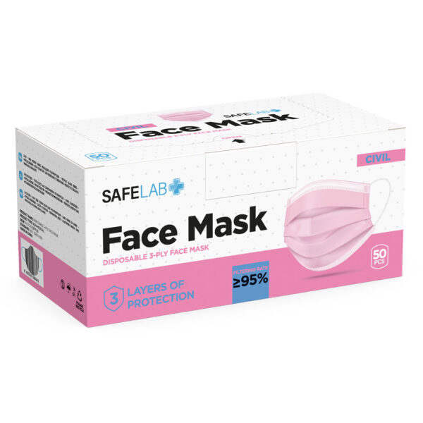 5907032 003 - DFM 50, maska za jednokratnu upotrebu, roze