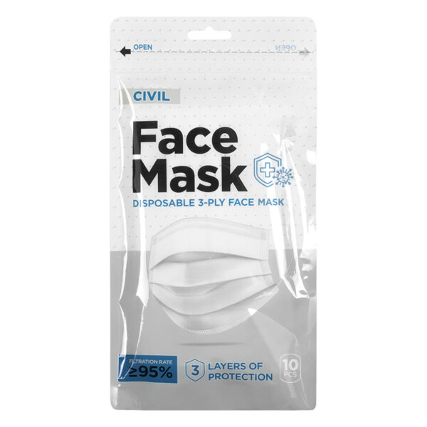 5907190 003 - DFM 10, zaštitna maska za jednokratnu upotrebu, bela