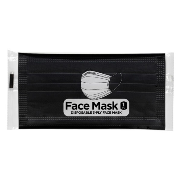 5907510 001 - DFM SINGLE PACK, zaštitna maska za jednokratnu upotrebu u pojedinačnom pakovanju, crna