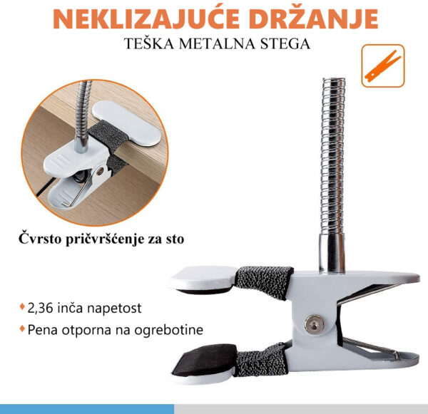 61JkHjxcKpL. AC SL1000 - Jarka LED/USB 8x uvećavajuća lampa sa metalnom stegom. Fleksibilnost za 360° i bezbedno svetlo, namenjeno za višenamensku upotrebu.