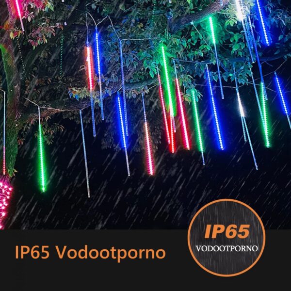 816rgbxPAXL. AC SL1500 1 - LED RGB Vodootporna meteorska kiša. Set od 8 štapića, dužine 50cm. Namenjeno za unutarnju i vanjsku upotrebu.