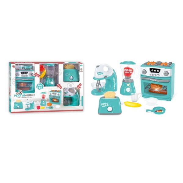870131 001 - Grander, igračka, kuhinjski set, 4 u 1