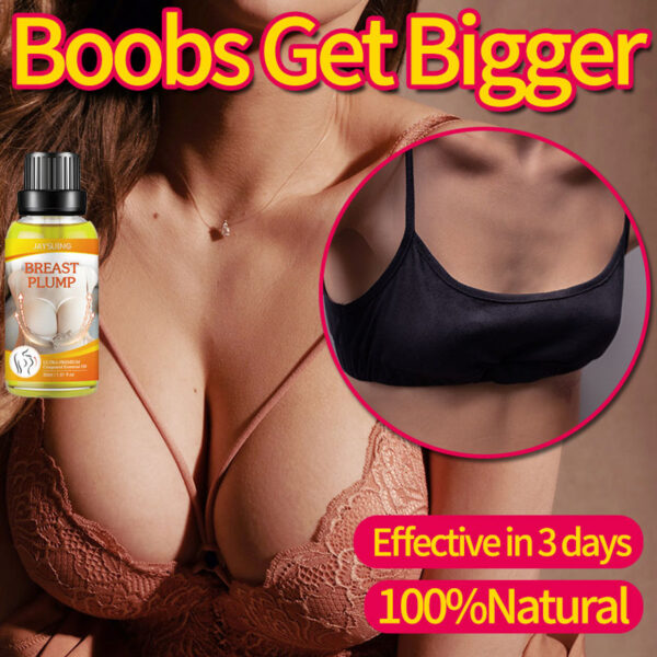 Breast Enlargement Essential Oil Chest Enhancement Bust Plump Up Growth Enlarging Oil Boobs Bigger Lift Firming 56049 - Konačno i kod nas, vrhunski preparat, 100% prirodan, koji je osvojio svet! Brzo, lako i jednostavno do fantastičnih rezultata, bez hiruških zahvata! Esencija za povećanje grudi pomaže da grudi izgledaju punije, čvršće i savršeno pokazuju jedinstveni šarm žena! Podiže grudi i ublažava strije, ostavljajući Vam omekšanu kožu i osećaj mladosti 100% Prirodni sastojci – savršeno odabrani sastojci brzo utiču na povećanje grudi. Ekstrakt zelene papaje poboljšava rast mlečnih žlezda i tkiva Poboljšana elastičnost kože – Živo eterično ulje pruža duboku ishranu tkivu dojke, poboljšava elastičnost kože i čini Vaše grudi punijim i čvršćim Eterično ulje Vam dodatno pomaže da podignete mlohave grudi , čini da izgledaju pune, stvara fascinantne obline, privlače pažnju Sadržaj: 30ml Kako se koristi: Nakon čišćenja kože, uzmite odgovarajuću količinu ovog proizvoda Nanesite ulje na dojku svuda okolo, ali izbegavajte kontakt sa bradavicom Telo se lagano savija, obema rukama tapšajte podnožje dojke i gurnite nagore 10 puta Gurnite od pazuha do dekoltea 10 puta svaki Sa srednjim prstom i prstenjakom, nekoliko puta povlačite ligament grudnog koša, pomaže u jačanju grudi i poboljšanju elastičnost