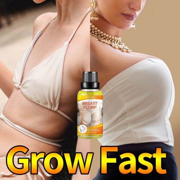 Breast Enlargement Essential Oil Chest Enhancement Bust Plump Up Growth Enlarging Oil Boobs Bigger Lift Firming 62997 - Konačno i kod nas, vrhunski preparat, 100% prirodan, koji je osvojio svet! Brzo, lako i jednostavno do fantastičnih rezultata, bez hiruških zahvata! Esencija za povećanje grudi pomaže da grudi izgledaju punije, čvršće i savršeno pokazuju jedinstveni šarm žena! Podiže grudi i ublažava strije, ostavljajući Vam omekšanu kožu i osećaj mladosti 100% Prirodni sastojci – savršeno odabrani sastojci brzo utiču na povećanje grudi. Ekstrakt zelene papaje poboljšava rast mlečnih žlezda i tkiva Poboljšana elastičnost kože – Živo eterično ulje pruža duboku ishranu tkivu dojke, poboljšava elastičnost kože i čini Vaše grudi punijim i čvršćim Eterično ulje Vam dodatno pomaže da podignete mlohave grudi , čini da izgledaju pune, stvara fascinantne obline, privlače pažnju Sadržaj: 30ml Kako se koristi: Nakon čišćenja kože, uzmite odgovarajuću količinu ovog proizvoda Nanesite ulje na dojku svuda okolo, ali izbegavajte kontakt sa bradavicom Telo se lagano savija, obema rukama tapšajte podnožje dojke i gurnite nagore 10 puta Gurnite od pazuha do dekoltea 10 puta svaki Sa srednjim prstom i prstenjakom, nekoliko puta povlačite ligament grudnog koša, pomaže u jačanju grudi i poboljšanju elastičnost