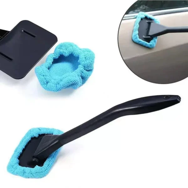 Car Window Cleaner Brush Kit Windshield Wiper Microfiber Brush Auto Cleaning Wash Tool With Long Handle Car Accessories 1 - Paket sadrži: