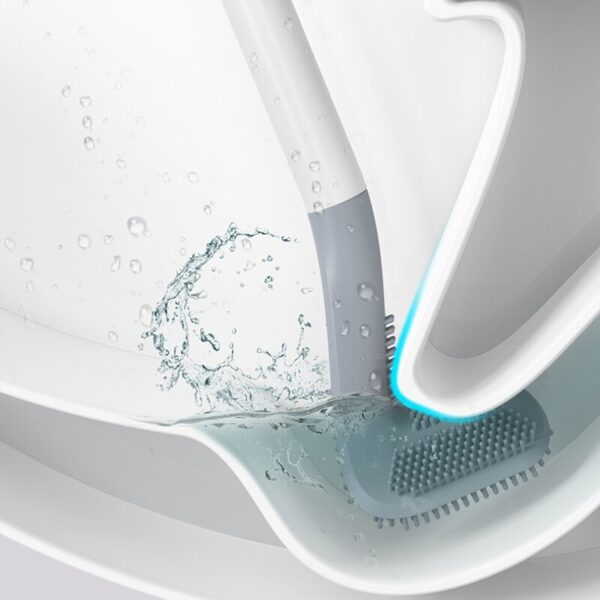 Durable Silicone Brush Golf Toilet Brush Creative Long Handle Toilet Cleaning Brush Household Cleaning Tools Bathroom Products 1 - moderan izgled, koji pristaje svakom kupatilu,
izuzetno izdržljiv, za dugotrajnu upotrebu,
mekane i fleksibilne čekinje,
ergonomski držač za udobnu upotrebu,
materijali: izdržljiva plastika, TPR guma
veličina: toaletna četka: 35,5 cm x 8,5 cm,