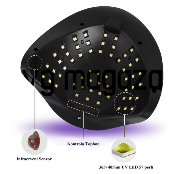 H1bba19fb9b2c40c2832a800ee653936cR - Najnovija UV/LED Lampa za nokte elegantnog dizajna i vrhunskih performansi. Odvojivo dno i veliki LCD ekran na dodir, su samo neke od opcija koje ova lampa za nokte nudi. Pogodna je kako za kućnu, tako i za salonsku upotrebu. Brzo i lako do profesionalnog manikira i pedikira!