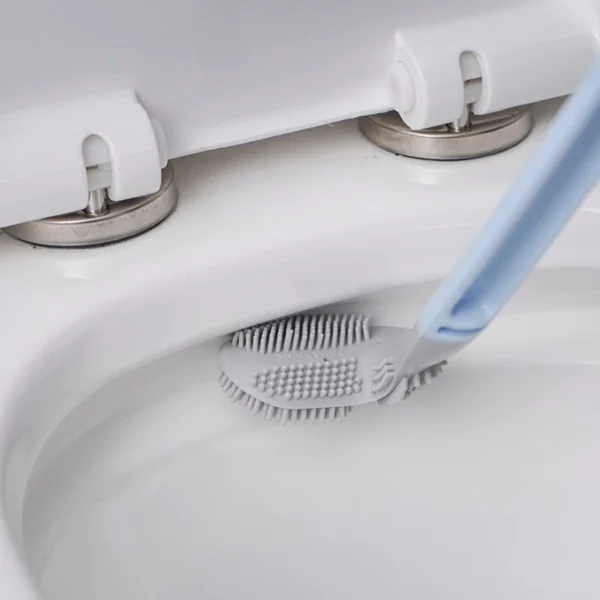 Long Handle Toilet Cleaning Brush Silicone Toilet Brushes for BathroomToilet Cleaning BrushBendable Silicone Brush Head - moderan izgled, koji pristaje svakom kupatilu,
izuzetno izdržljiv, za dugotrajnu upotrebu,
mekane i fleksibilne čekinje,
ergonomski držač za udobnu upotrebu,
materijali: izdržljiva plastika, TPR guma
veličina: toaletna četka: 35,5 cm x 8,5 cm,