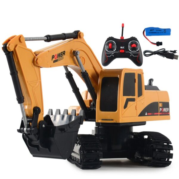 RC Excavator Toy 2 7Ghz 4 Channel 1 24 RC Engineering Car Alloy And Plastic Excavator 1 - Tehničke specifikacije: