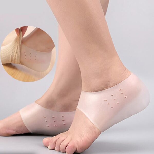 Silicone Invisible Inner Height Insoles Outdoor Foot One Can Lift Socks Crack Prevention Unisex High Heel - Materijal: Medicinski silikon