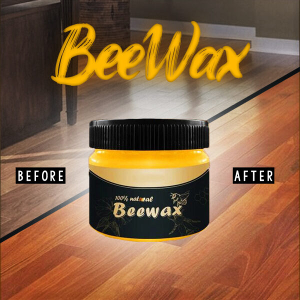 beewax naslovna before after - Naš tradicionalni vosak zasnovan je na drevnoj formuli koja tretira i štiti sve drvene površine mešavinom prirodnog pčelinjeg voska i mineralnog ulja. Bez silikona, ulja, GMO-a, parafina, toksina i abraziva. Veoma lako se nanosi i daje fantastične rezultate dajući drvetu svežinu, svilenkasti izgled i blistav sjaj, a da pritom drvene površine ne ostaju masne Prirodno, netoksično i ekološki prihvatljivo Pčelinji vosak deluje kao zaštitni premaz na površini, i naglašava lepotu drveta veoma dugo Uklanja dugogodišnje nakupljanje prljavštine kako bi se vašem podu ili drvenom nameštaju vratio nekadašnji izgled. Ovaj fantastični Beewax ne samo da čisto vaš drveni nameštaj i ostale drvene površine, već ih i polira, dajući im svežinu i prirodan i blistav sjaj. Radi na uklanjanju ogrebotina, masnoće, prljavštine i oriljavštine sa obojenih površina. Sigurno za upotrebu na svim vrstama obradjenog drveta. Formulirano da bude neutralan za boju. Čisti i polira drvene podove! Jednostavno utrljajte i gledajte kako nagomilana prljavština nestaje, a vaša drvena povrsina dobija nekadašnji izgled. Dizajniran za upotrebu na modernim i starinskim vrstama unutršnjeg drveta, uključujući furnir, ovaj fini pčelinji vosak pogodan je za obradu svih prirodnih vrsta drveća, uključujući: bukva, mahagoni, hrast, bor, tikovina, orah, tisa… Težina: 80g Sastav: Prirodni pčelinji vosak