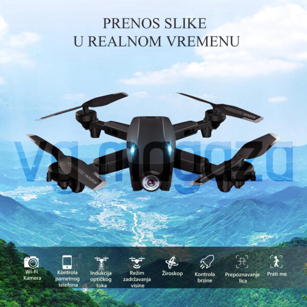 clipboard image d2b1addbf8d887b7 1 - Dron RS537 Zero 4K HD / 1080p sa dvostrukom kamerom i optičkim sočivima. Sklopivi Quadcopter i lako prenosivi Dron sa ubedljivo najboljom kamerom iz ponude dronova čak do 50% skupljih.