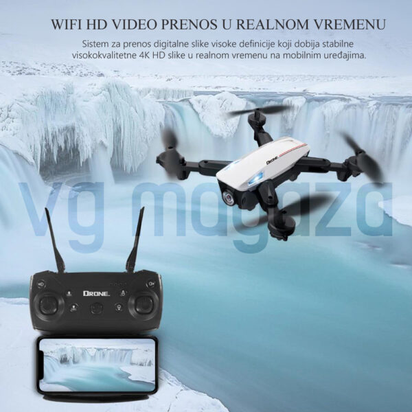 clipboard image dc2867d729900d1e 1 - Dron RS537 Zero 4K HD / 1080p sa dvostrukom kamerom i optičkim sočivima. Sklopivi Quadcopter i lako prenosivi Dron sa ubedljivo najboljom kamerom iz ponude dronova čak do 50% skupljih.