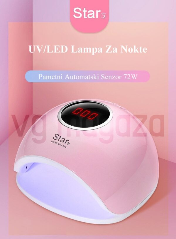 uv lampe za nokte - UV/LED Star 5 lampa za nokte je novi i jedan od najpopularnijih proizvoda na tržištu i za cilj ima pružiti nam negovane i zdrave nokte uz efikasan manikir i pedikir koji je na profesionalnom nivou.