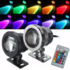 Vodootporni LED RGB reflektor sa daljinskim upravljačem