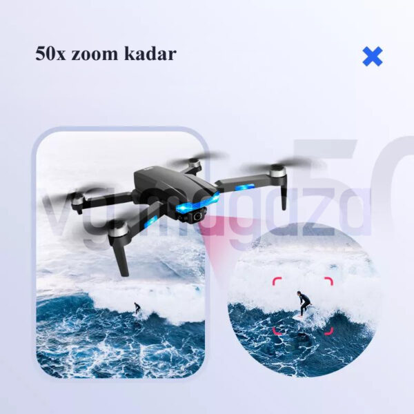 viber slika 2022 02 07 15 48 48 345 - Dron KK18 Pro bez četkica, donosi nam mnoštvo najnaprednijih i savremenih opcija. Napred/nazad, okretanje levo/desno, gore/dole, brzina leta u 2 nivoa, 6K kamera, WiFi FPV, GPS, 5G, optičko pozicioniranje toka, režim zadržavanja visine, prati me, interesantna tačka, let oko centrirane tačke, LED svetlo, električno podesiva kamera. Dostupan u paketima sa jednom, dve ili čak tri baterije.