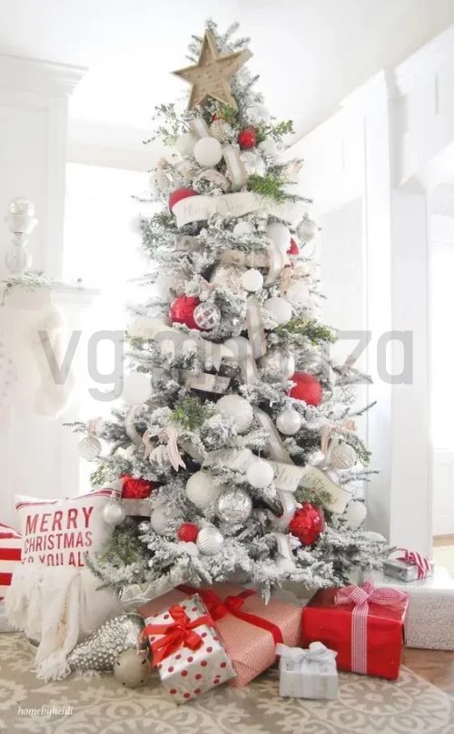 Novogodišnja jelka prekrivena snegom – raskošan model koji donosi glamur i sjaj svakom domu 150-240cm - Image 2