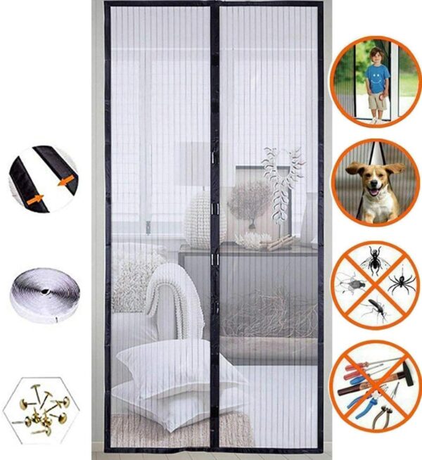 www.aliexpress.com152Summer Anti Mosquito Insect Fly Bug Curtains Magnetic Net Automatic Closing Door Screen Kitchen Curtain Drop - Materijal: Fiberglas