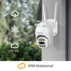 IP WiFi PTZ kamera 8Mpx WiFi kamera spoljna 10x Zoom - Image 2