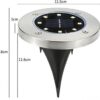 Solarne disk lampe za dvoriste paket 4 kom – Solarne disk lampe za dvoriste paket 4 kom - Image 4