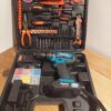 Makita aku srafilica 128v+busilica+cekic+Dve baterije+Pribor - Image 3