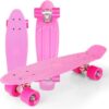 Penny board, skejtbord roze 55cm sa svetelćim točkovima – Penny board, skejtbord roze 55cm sa svetelćim točkovima - Image 5
