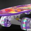 Penny board, skejtbord roze 55cm sa svetelćim točkovima – Penny board, skejtbord roze 55cm sa svetelćim točkovima - Image 2