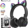 Slušalice blutut unicorn STN-27 / RGB crne i roze – Slušalice blutut unicorn STN-27 / RGB crne i roze