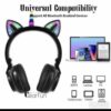 Slušalice blutut unicorn STN-27 / RGB crne i roze – Slušalice blutut unicorn STN-27 / RGB crne i roze - Image 4