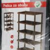 Polica za obucu 5 nivoa Stalak za obucu Cipelarnik – Polica za obucu 5 nivoa Stalak za obucu Cipelarnik - Image 4