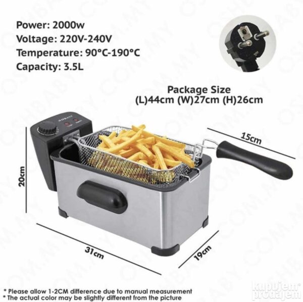 144913774 638dee83dee5c0 90290279image - Friteza Električna friteza sa korpom 3.5 L – Friteza Električna friteza sa korpom 3.5 L Friteza Električna friteza sa korpom 3.5 L – Friteza Električna friteza sa korpom 3.5 L