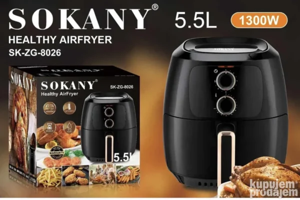 148402910 63f94de8511789 70315399image - Friteza Sokany Air Fryer 5.5 litara – Friteza Sokany Air Fryer 5.5 litara Friteza Sokany Air Fryer 5.5 litara – Friteza Sokany Air Fryer 5.5 litara