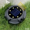 Solarne disk lampe sa 8 dioda i bocnim osvetljenjem 4 kom – Solarne disk lampe sa 8 dioda i bocnim osvetljenjem 4 kom - Image 3
