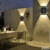 Solarne zidne lampe 4kom Dekorativne lampe za zid - Image 3