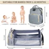 Ranac za mamu i bebu Rasklopivi Ranac za bebe – Ranac za mamu i bebu Rasklopivi Ranac za bebe - Image 5