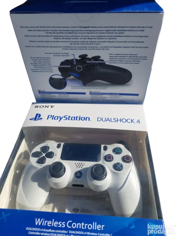 151882704 6463e87f145102 33046666ps4 beli 2 1 - PS4 Dualshock bela boja bezicni kontroler dzojstik za PS 4 – PS4 Dualshock bela boja bezicni kontroler dzojstik za PS 4 PS4 Dualshock bela boja bezicni kontroler dzojstik za PS 4 – PS4 Dualshock bela boja bezicni kontroler dzojstik za PS 4