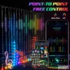 Led zavesa SMART RGB sa mobilnom kontrolom i daljinskim 3x3m – Led zavesa SMART RGB sa mobilnom kontrolom i daljinskim 3x3m - Image 3