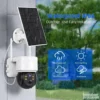 Solarna IP PTZ kamera sa odvojenim panelom IP WiFi kamera – Solarna IP PTZ kamera sa odvojenim panelom IP WiFi kamera - Image 3
