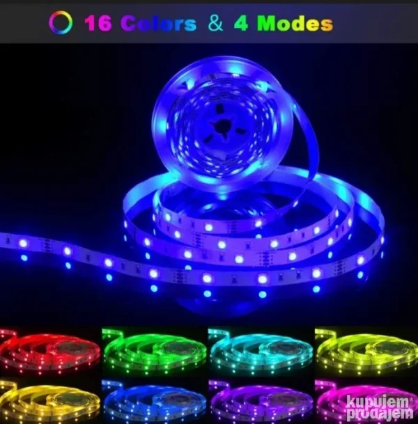 157486787 65169943366a72 33913125led trake 8 1 - LED RGB Traka 5m ili 10m trake sve boje sa daljinskim i app – LED RGB Traka 5m ili 10m trake sve boje sa daljinskim i app LED RGB Traka 5m ili 10m trake sve boje sa daljinskim i app – LED RGB Traka 5m ili 10m trake sve boje sa daljinskim i app