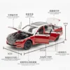 Bmw 7 metalni 1/24 razmere sivo crveni – Bmw 7 metalni 1/24 razmere sivo crveni - Image 3