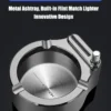 Piksla sa metalnom šibicom Retro pepeljara od Inox – Piksla sa metalnom šibicom Retro pepeljara od Inox - Image 2