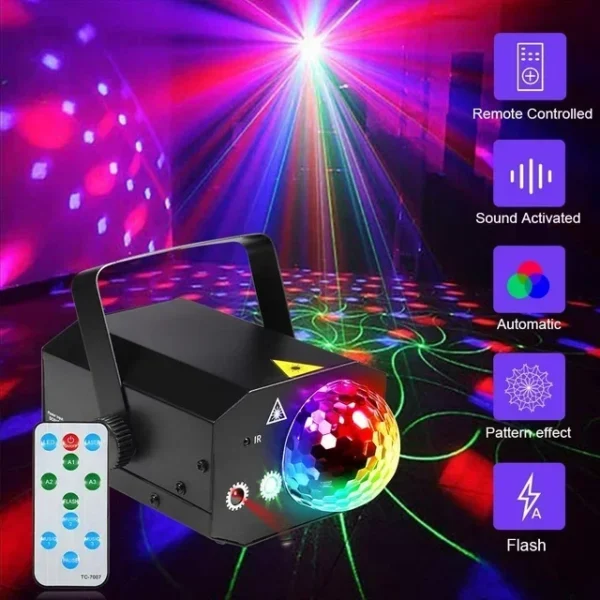 159076769 654805c0483945 73453774laser majic bal 1 - Laser Majic Ball svetlosni efekat projektor LED + 2 x laser – Laser Majic Ball svetlosni efekat projektor LED + 2 x laser Laser Majic Ball svetlosni efekat projektor LED + 2 x laser – Laser Majic Ball svetlosni efekat projektor LED + 2 x laser