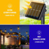 Solarne lampe za dvoriste 10m sa odvojenim solarnim panelom - Image 2