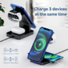 Bezicni punjac 3 u 1 za Apple, Telefon, Sat, Slusalice - Image 3