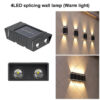 Solarna zidna lampa 4kom Dekorativne lampe za zid - Image 2