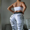 Popularne slim helanke za trening Bele - Image 3