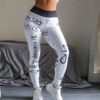 Popularne slim helanke za trening Bele - Image 5