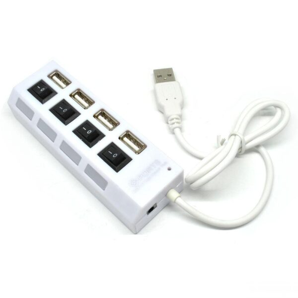 4 ports usb 2.0 hub with independent on off switch model uh041 white 4 - Sigurna i bezbedna kupovina. Poručivanje svim danima 00-24h. Garancija na ispravnost predmeta i povraćaj novca do 15 dana od dana kupovine. Poruči lako!!! Brzo i lako poručivanje. Pronadjite predmet koji želite na našem sajtu, slikajte ekran i posaljite nam sliku na viber. Ili poručite direktno preko sajta dodavanjem predmeta u korpu Ili na pošaljite sms sa Vašim podacima (ime, prezime,adresa za isporuku) i navedite predmet koji želite da poručite